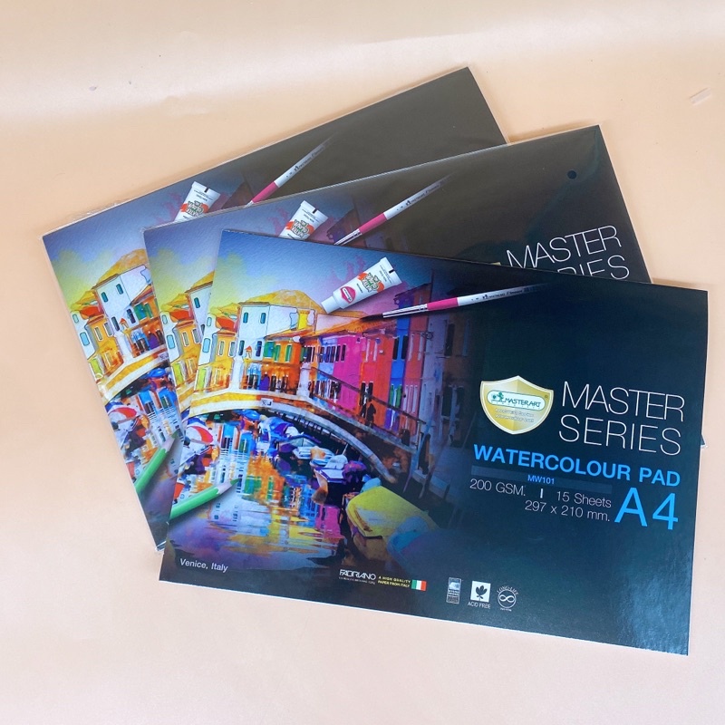 Tập Vẽ Màu Nước A4 Masterart ĐL 200GSM