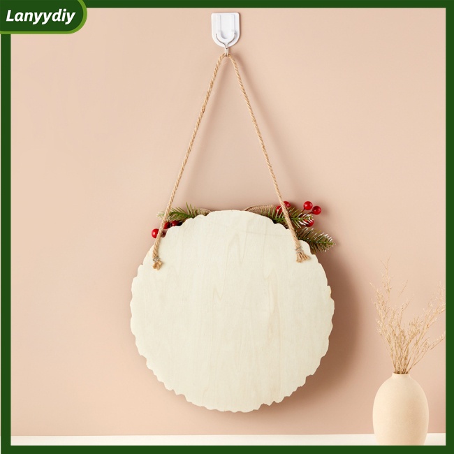 Biển Gỗ Tròn Treo Cửa Chào Mừng Trang Trí Nhà Cửa