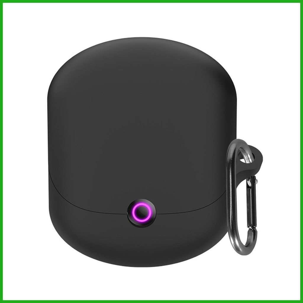 Vỏ Bảo Vệ Hộp Sạc Tai Nghe Ankers juavn Javn Bằng Silicon Chống Sốc Kèm Móc Gài Tiện Dụng