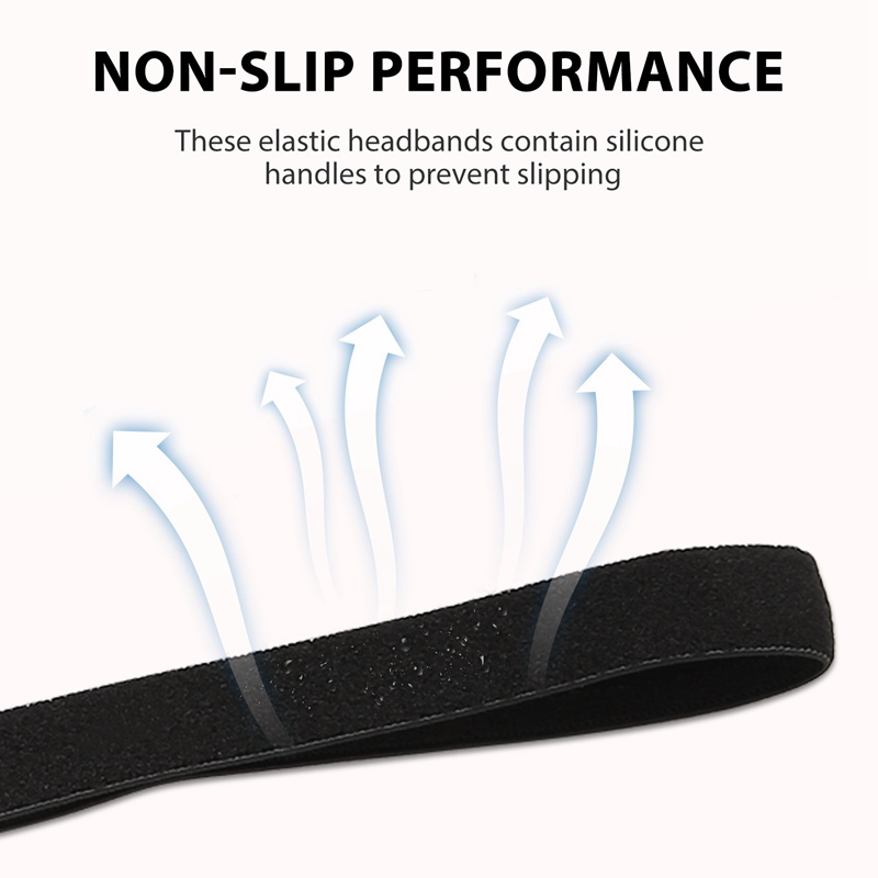 Set 4 Băng Đô Thể Thao Dày Dặn Co Giãn Chống Trượt Và Thấm Mồ Hôi Cho Nam Và Nữ