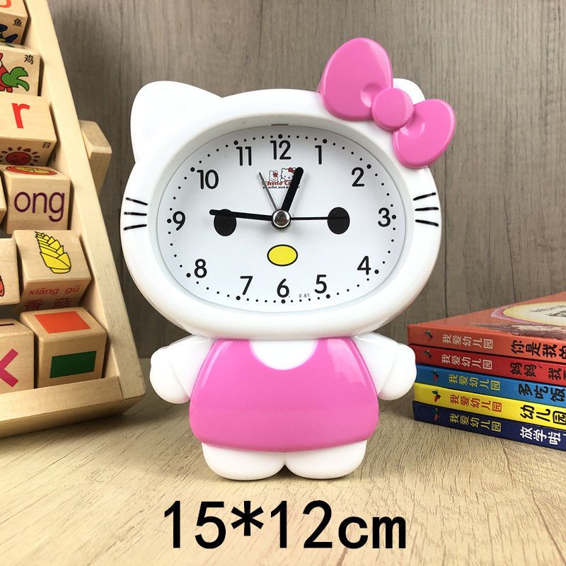 Đồng Hồ Báo Thức Hoạt Hình. Đồng Hồ Báo Thức Cỡ Nhỏ Hình Mèo Máy Doraemon Dễ Thương Sáng Tạo Cho Học Sinh