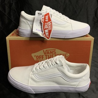 Giày Vans Old Skool trắng all white full box cao cấp