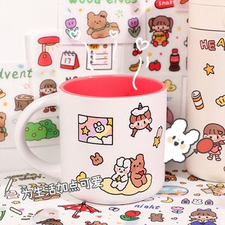 Sticker hình dán dễ thương trang trí cốc, vở, case,...🌈🌈