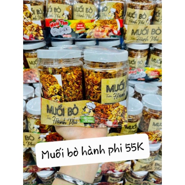 Muối bò hành phi 200g