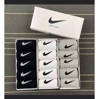 Tất dệt kim cổ lửng nike