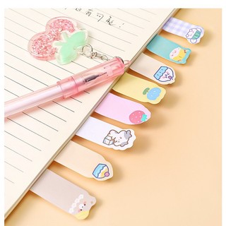 Giấy Note Đánh Dấu Trang Hình Thú Đứng / Ngang - Sticker (5x12.5cm)