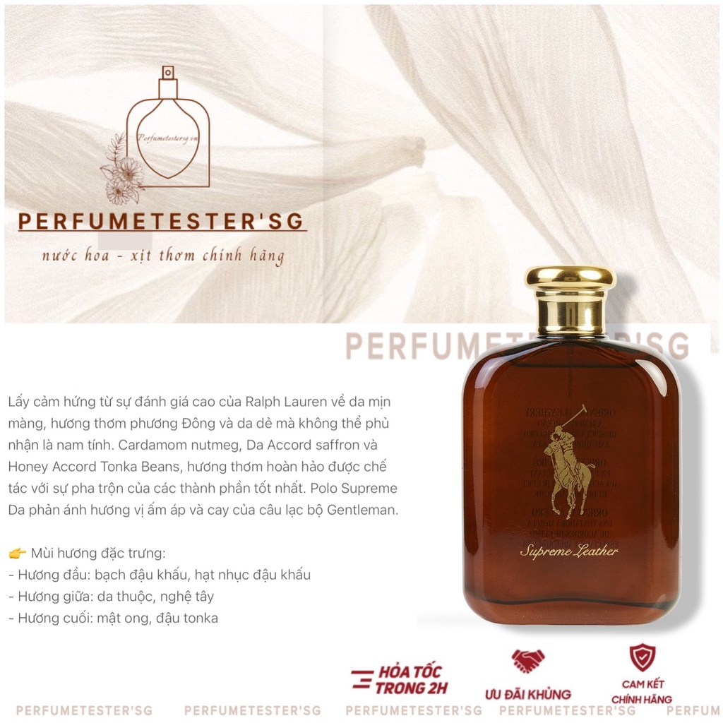 nước hoa Polo Supreme Leather EDP - -perfumetester