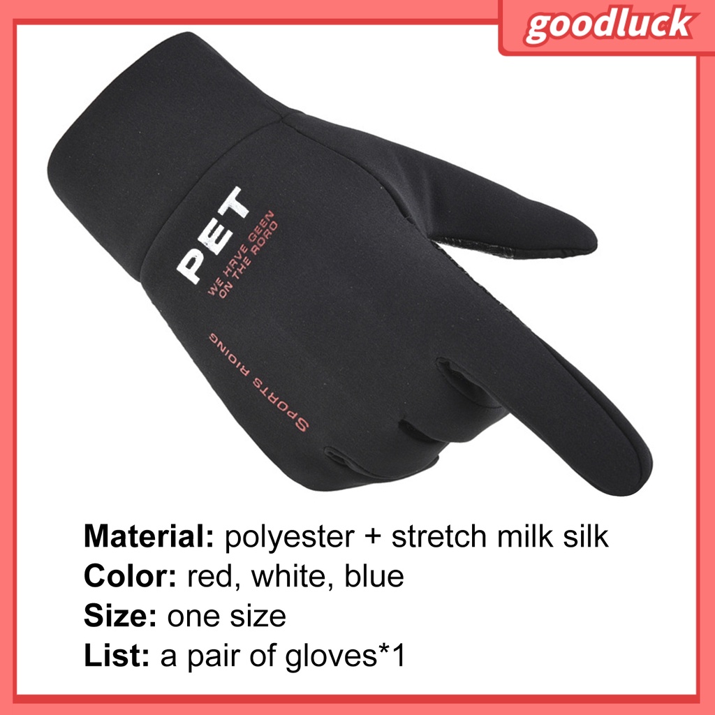 Găng Tay Lái Xe Chống Trượt Chống Thấm Nước Giữ Ấm Cho Nam