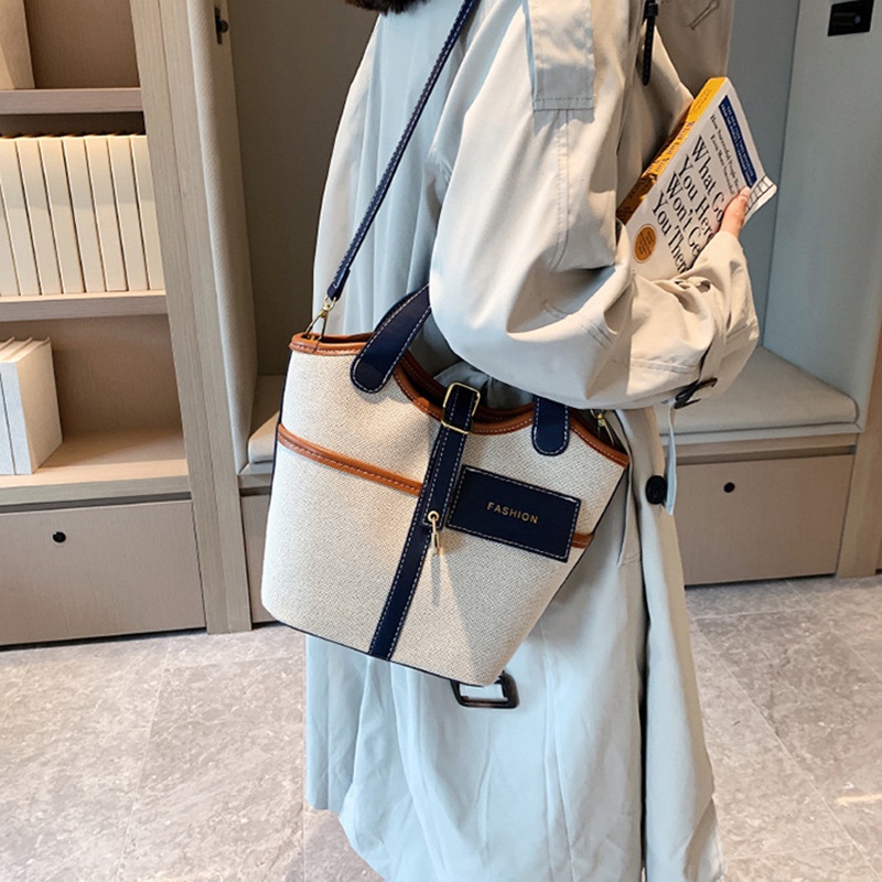 Túi Đeo Chéo Vải canvas Phong Cách retro Thời Trang Cho Nữ