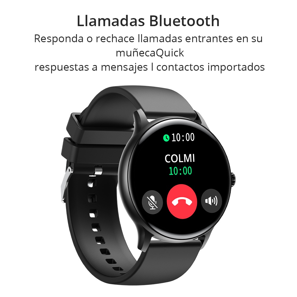 Đồng Hồ Thông Minh COLMI i10 Màn Hình 1.32 AMOLED i30 Bluetooth Gọi Điện Thoại 22MM Dây Thép Milanese