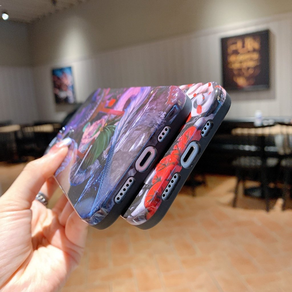 Ốp Điện Thoại Họa Tiết One Piece Luffy Zoro Jujutsu Kaisen Gojo Satoru Cho IPhone 7 8 Plus 11 12 13 14 Pro X XR XS Max