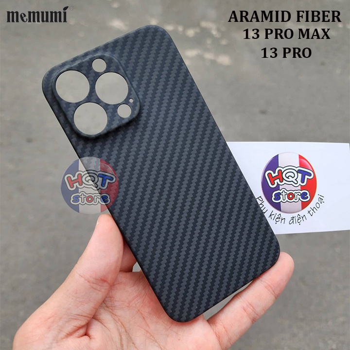 Ốp lưng Memumi Aramid Fiber Case cho IP 13 Pro Max / 13 Pro sợc carbon siêu mỏng nhẹ