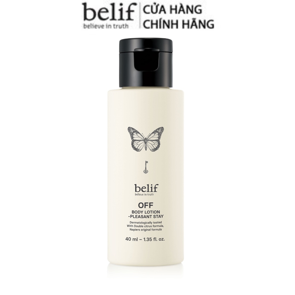 [HB Gift] Sữa dưỡng thể belif Body Lotion Pleasant Stay 40ml