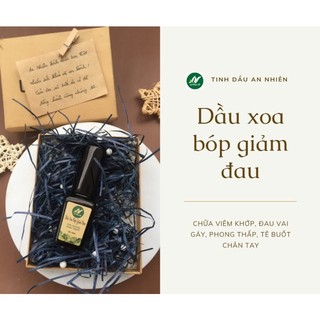 Dầu xoa bóp An Nhiên từ Ngãi cứu, thiên niên kiện, gừng, bạc hà- 25ml