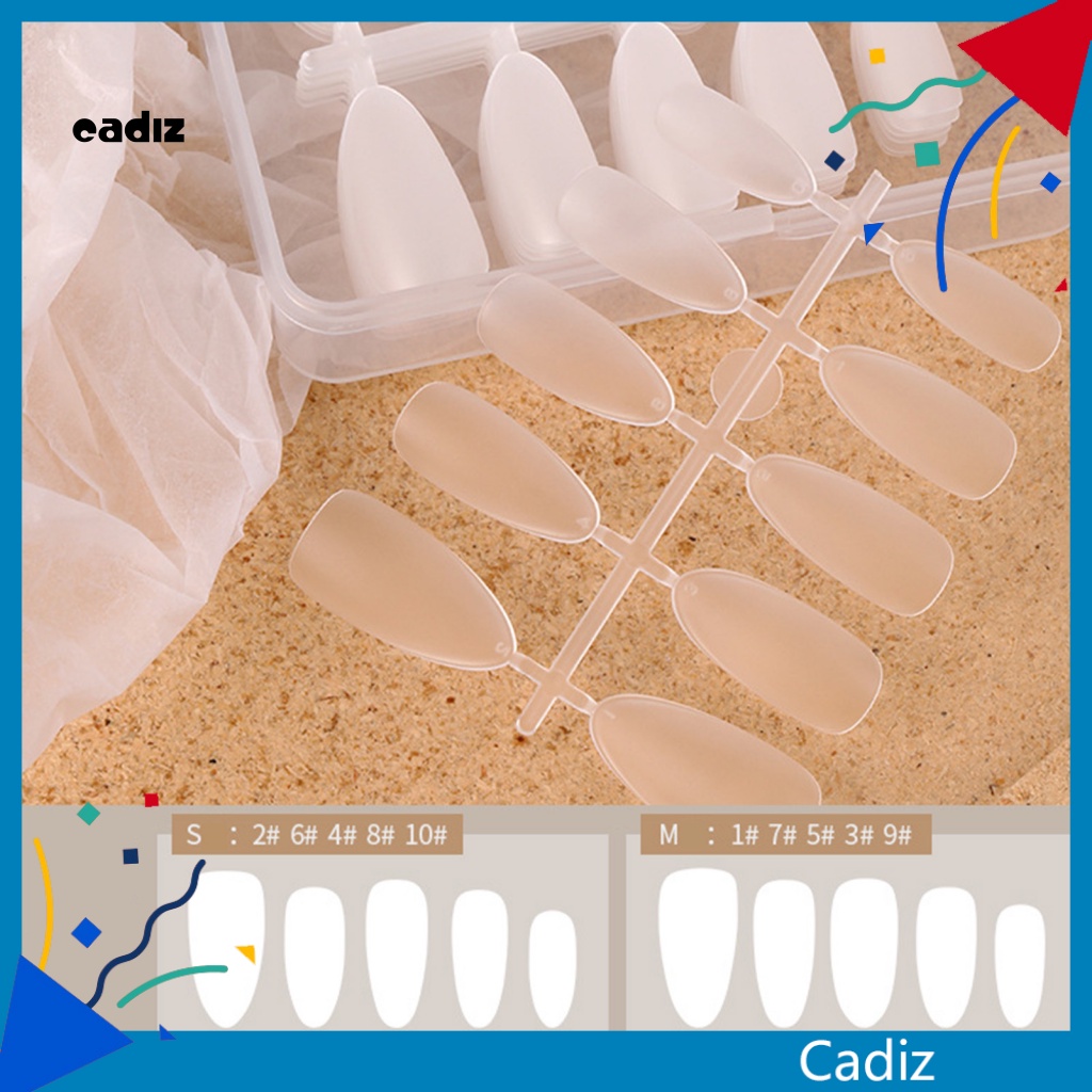 Set 100 Móng Tay Giả Không Mùi Dạng Nhấn Tiện Dụng