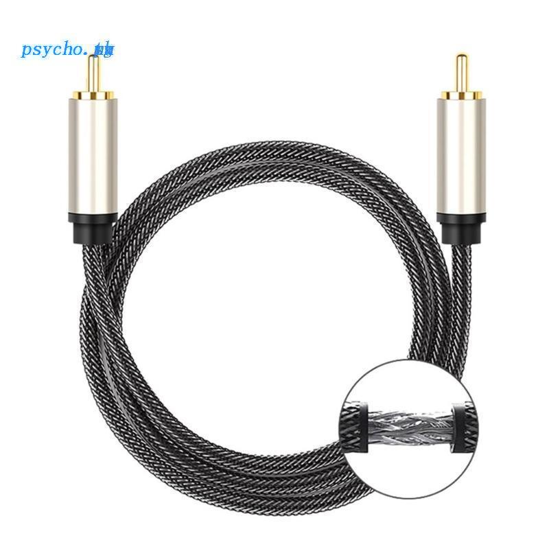 Cáp KếT NốI Psy Digital Coaxial Mạ VàNg 24K S / PDIF RCA