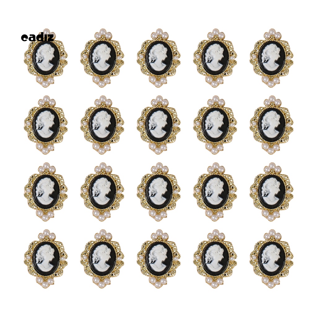 Set 20 Hạt Ngọc Trai Giả Dùng Trang Trí Móng Tay Nghệ Thuật Thời Trang