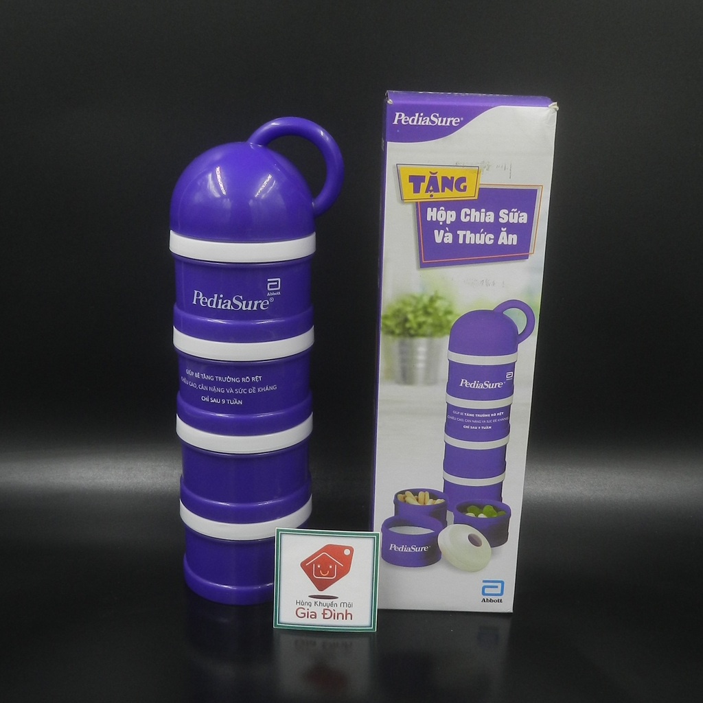 HỘP CHIA SỮA 4 TẦNG - Đồ khuyến mãi của sữa Pediasure
