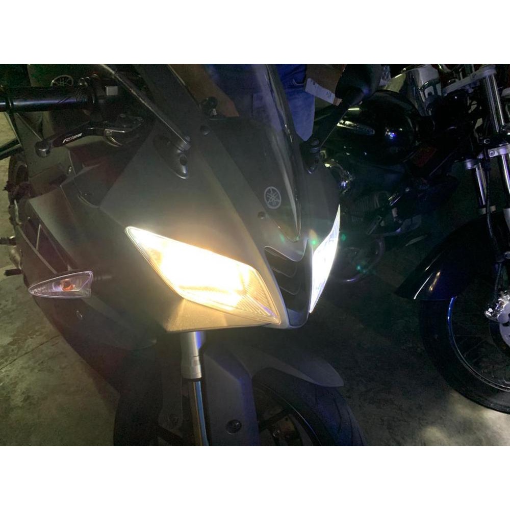 Bóng Led Sương Mù Ô Tô Chân H4 (9003, HB2) Ánh Sáng Trắng 6500k 2400LM Đèn Pha Xe Máy