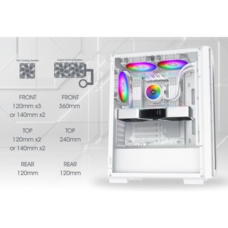 Vỏ Case XIGMATEK ELITE 1 3F ARTIC (Kèm 3Fan Led)