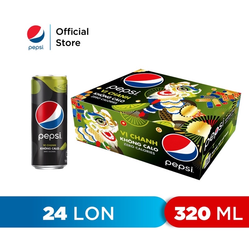 Pepsi Vị Chanh Không Calo