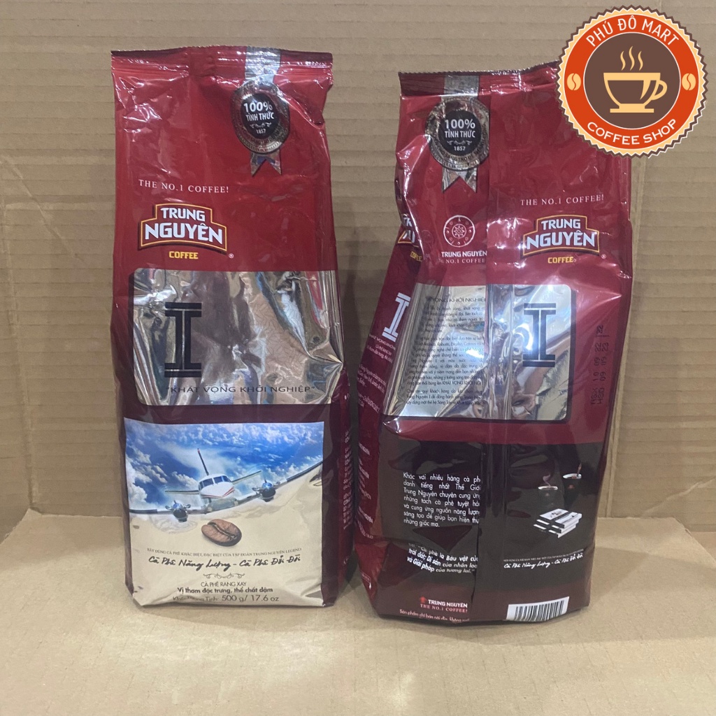 Cà Phê Rang Xay I Khát vọng Trung Nguyên Loại Gói 500gr