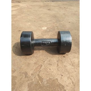 Cặp tạ tay gang đúc nguyên khối 7kg phủ sơn đen ( 14kg cho 2 tay)
