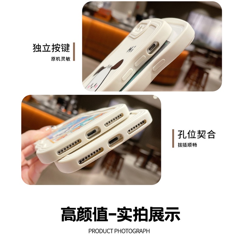 Ốp Điện Thoại Họa Tiết Gợn Sóng Hoạt Hình Cho realme 8 5G