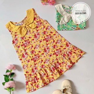 Đầm Bé Gái Đuôi Cá Chấm Bi Cổ Lá Sen Vải Mịn Mát; có lót cotton thân trên -  AD090 - Trang 25 Kids