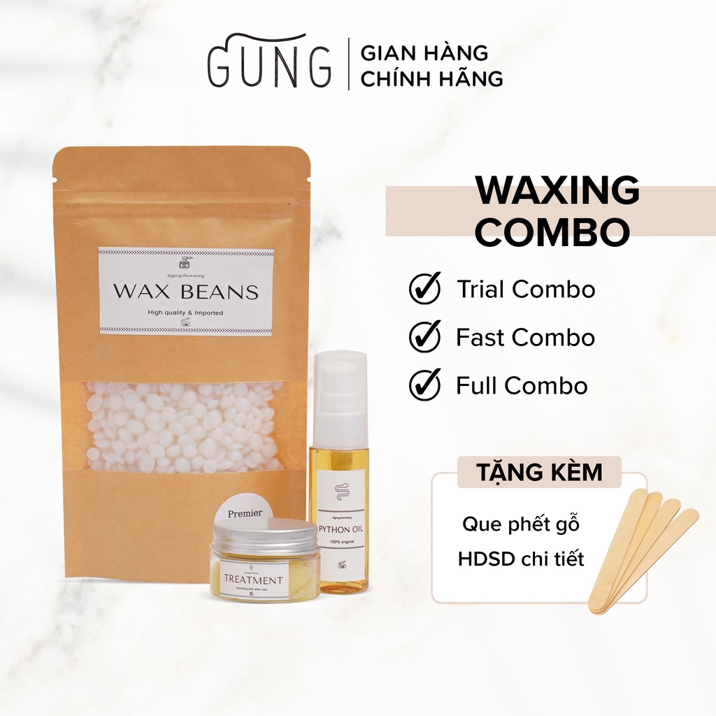 Combo Wax Lông, Waxing Combo (Không Kèm Nồi Đun)