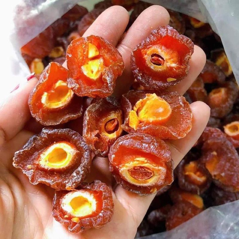 1KG Ô MAI ĐÀO BỔ ĐÔI_ ĐÀO SẤY DẺO_ĐÀO NÂU BỔ_ ĐÀO CHẺ