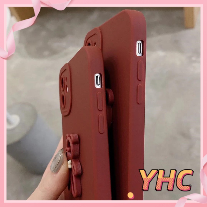 ốp iphone TPU In Hình Gấu 3d tương thích iPhone 6s 6splus 7 7plus 8 8plus X XS XSMAX 11 12 Pro Max Plus-055