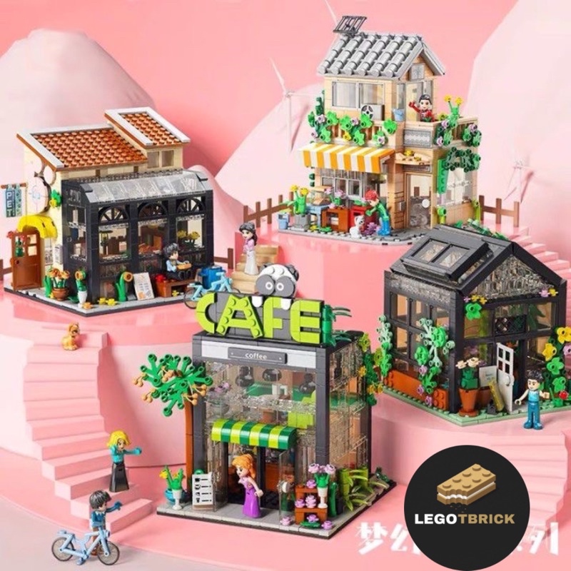 Đồ chơi lắp ráp mô hình thông minh Module nhà mini Tbrick - nonlego