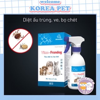 THUỐC XỊT DIỆT VE BỌ CHÉT TRÊN CHÓ MÈO VIME FRONDOG