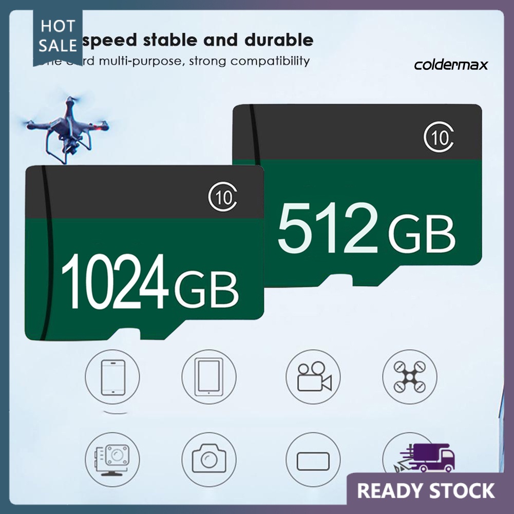 Thẻ Nhớ Micro Usb Tốc Độ Cao 128G / 256G / 512G / 1T Cho Điện Thoại