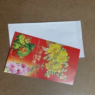 10 Thiệp chúc tết màu đỏ nổi bật