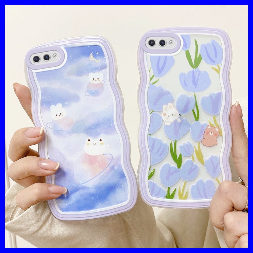 ốp lưng OPPO A3S Ốp Lưng Điện Thoại Tpu Mềm Họa Tiết Sóng Biển Cho OPPO A3S A12E