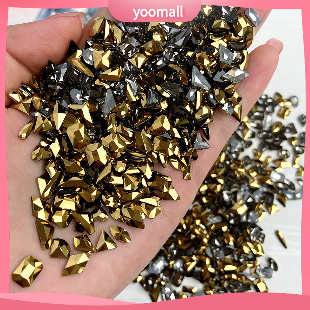 Túi 50 Hạt Đá 3D Lấp Lánh Đính Móng Nghệ Thuật