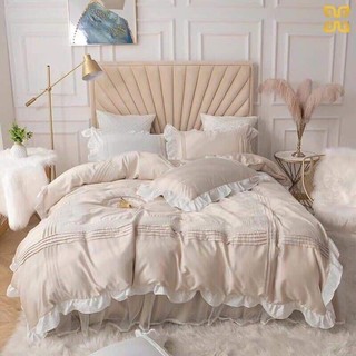 Bộ chăn ga cotton lụa M002