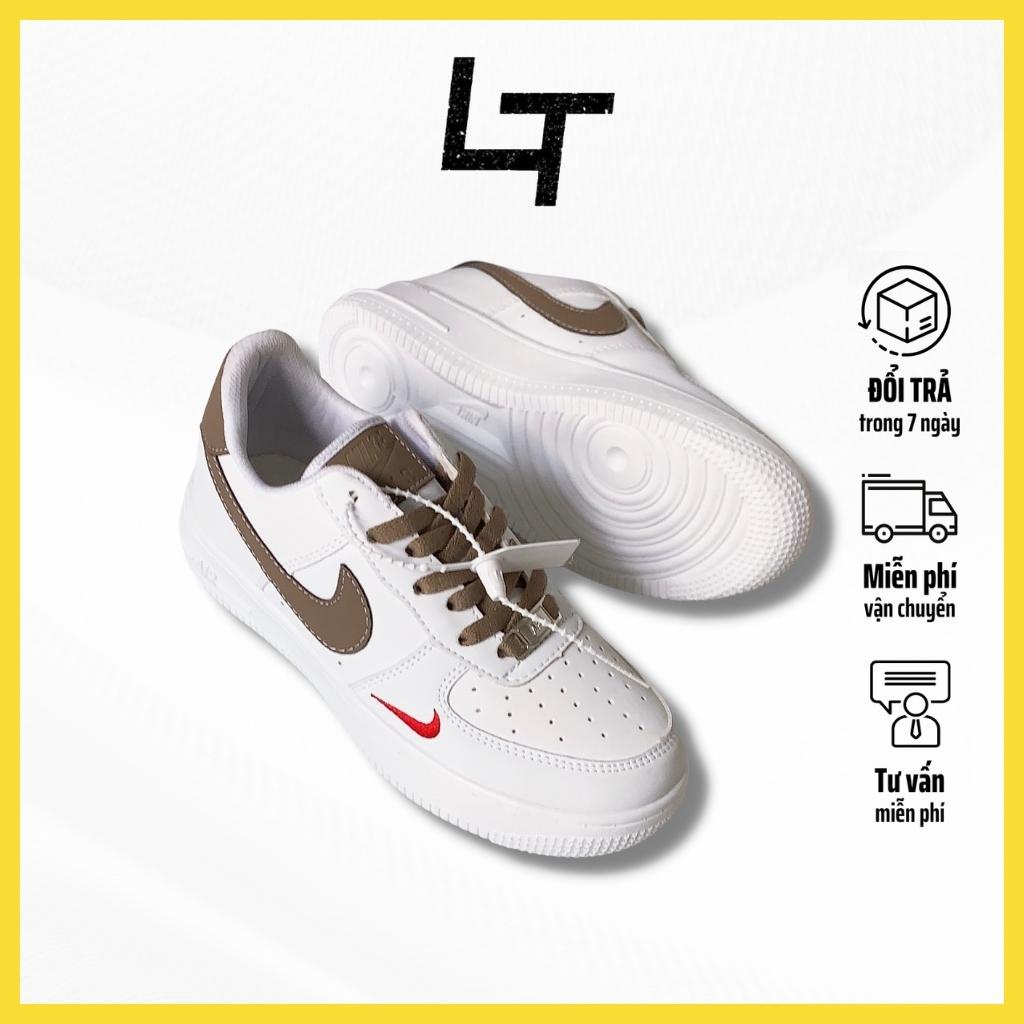 Giày Thể Thao Nam, Nữ Air Force 1 Vệt Nâu Cao Cấp Fullbox