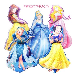 1 Bong Bóng Bơm Khí Heli Hình Công Chúa Disney 3D Dùng Trang Trí Tiệc Sinh Nhật