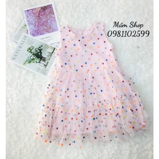 Váy HM voan chấm bi hồng