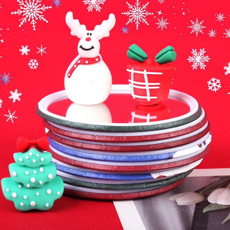 Gương Mini Nhiều Hình Dễ Thương, Gương Cầm Tay Họa Tiết Merry Christmas