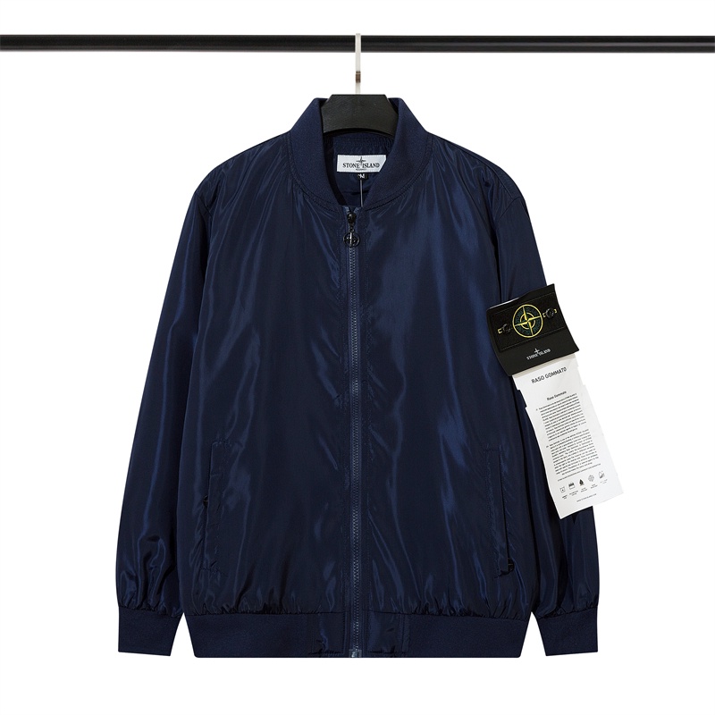 Áo Khoác Bomber Thêu Logo Stone Island100% Chính Hãng Dành Cho Nam
