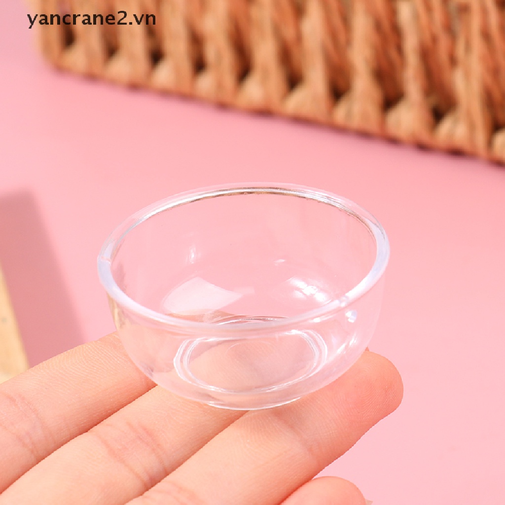 Set 2 Mô Hình Bát Tròn 4CM DIY 1: 12 Cho Nhà Búp Bê