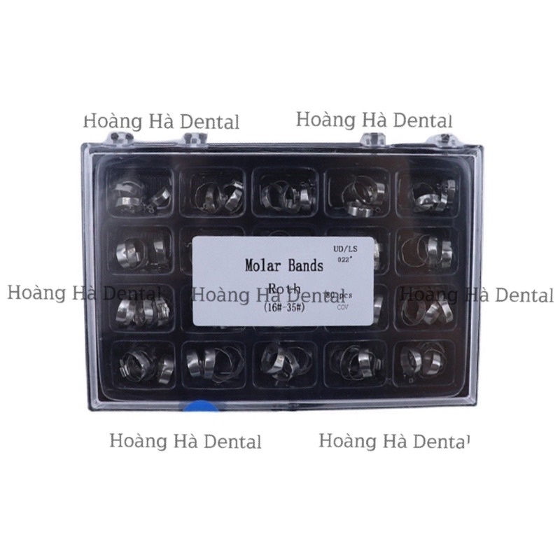 Hộp 80 band răng 6, 7 đủ size, Hộp band chỉnh nha