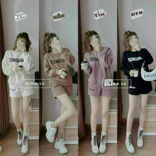 Set nữ cá tính 4 màu thiết kế trẻ trung, dễ thương