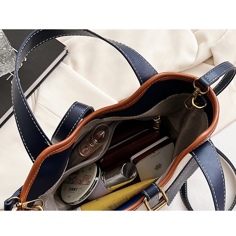 Túi Đeo Chéo Vải canvas Phong Cách retro Thời Trang Cho Nữ