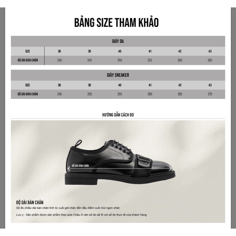 Giày Da Nam UNICUS Keelin Sneakers