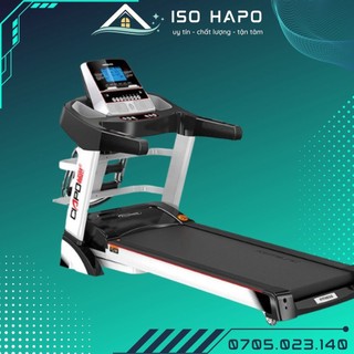 Máy chạy bộ đa năng cao cấp CIAPO A4 nâng độc tự động, Máy tập thể dục tại nhà đầy đủ tính năng kèm đai rung và gập bụng